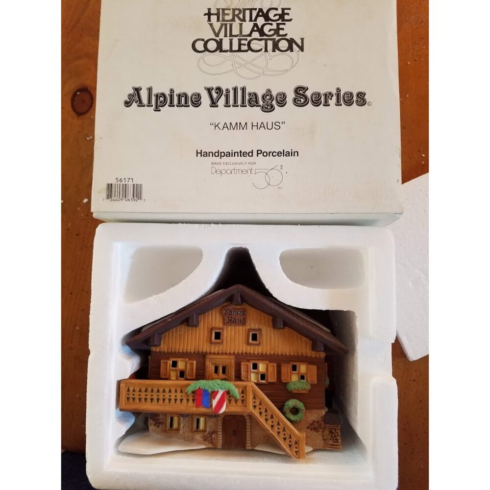 "Kamm Haus" #56171 Heritage Village Collection Alpine Village Series -Retired-